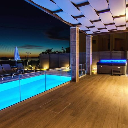 Villa Anthi, A Modern Villa With Salted Water Pool,Hot Tub & Bbq! Ретимно Экстерьер фото