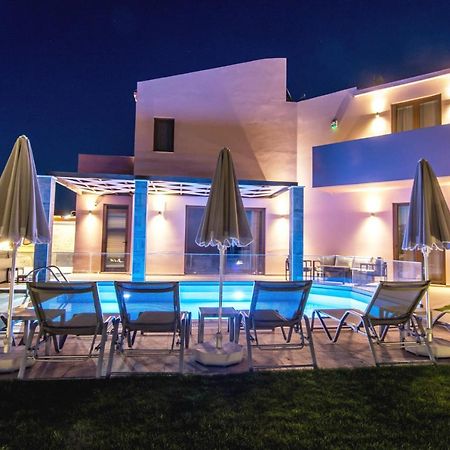 Villa Anthi, A Modern Villa With Salted Water Pool,Hot Tub & Bbq! Ретимно Экстерьер фото